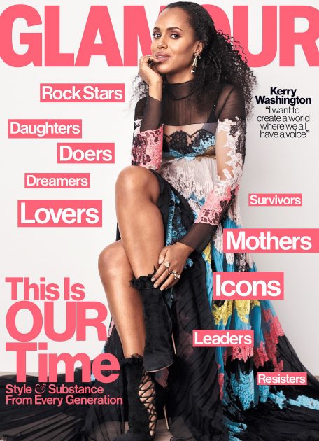 Glamour Magazine, glamour.com, Kerry Washington