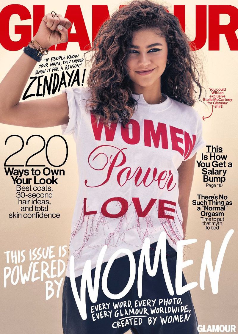 Glamour Magazine, glamour.com, Zendaya Glamour Magazine, glamour.com, Zendaya